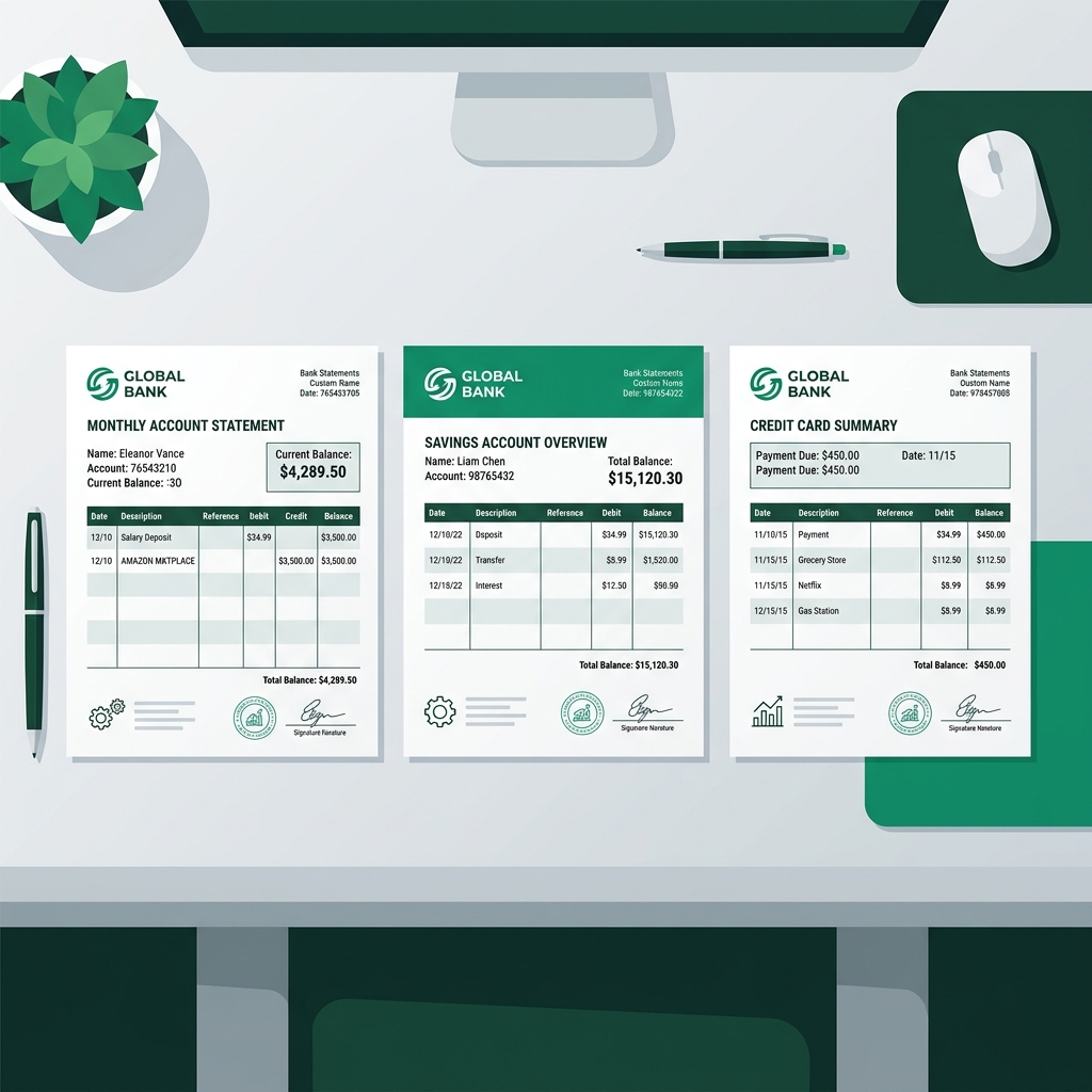 Professional Bank Statement Services